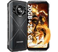 DOOGEE S Cyber Movil Irrompible Android 14, 10800mAh Batería, 6,58 Pulgadas FHD/90Hz, 20GB RAM+256GB ROM Telefono Rugerizado, 50MP+16MP Movil Resistente, NFC/GPS/Huella Dactilar/Face ID/4G Dual SIM
