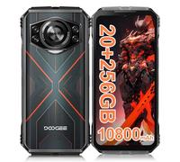 DOOGEE S Cyber Móvil Todoterreno (2025) Teléfono Irrompible Android 14, 10800mAh, Móvil Resistente 20GB+256GB/ 6.58” FHD, 50MP+16MP Cámara Móvil Rugerizado 4G Dual SIM/Huella Dactilar/Face ID/NFC/OTG