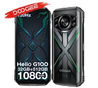 DOOGEE Blade10 Power Rugged Phone 6.6” HD+ 90Hz IPS Screen 6GB RAM 256GB ROM 50MP AI Main Camera 6GB 256GB Black
