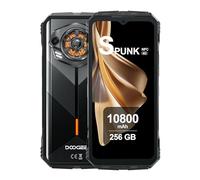 DOOGEE S Punk Movil Resistente 2024, Android 14, Altavoz Grande, 10800mAh, Pantalla 6.58" FHD+, 16GB+256GB, 50MP Cámara, Octa Core, 4G Dual SIM Telefonos Moviles Libres, NFC, GPS, Face ID, Negro