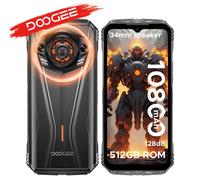 DOOGEE S Punk Pro Rugged Phone with LED Light Effect 8GB RAM 512GB ROM Mobilephone 6.6” FHD+ 90Hz 8GB 512GB Silver