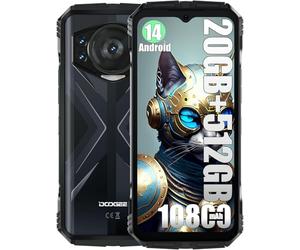 DOOGEE S118 4G Móviles, Helio G99 Octa Core, 20 GB + 512 GB, 10800 mAh / 33 W Teléfono, Rugged Smartphones Libres, 50 MP (Infrarossi 8 MP) + 32 MP, 6.58'' FHD+ Rojo