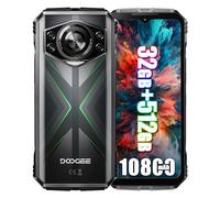 DOOGEE S118 4G Téléphones Portables Débloqués, 10800 mAh, Helio G100 32 Go + 512 Go, 6,58" FHD +, 50 MP + (Vision Nocturne 12 MP) + 32 MP Smartphones, NFC Vert