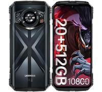 DOOGEE S118 Móvil Resistente Android 14 2024, 20GB + 512GB Teléfono Antigolpes Helio G99, 10800mAh/33W, 6.58” FHD+ 120Hz, 50MP+12MP Visión Nocturna