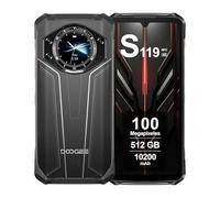 DOOGEE S119 Móvil Resistente, 24GB RAM + 512GB ROM, Batería 10200mAh, Pantalla 6.72 Pulgadas FHD+, AI Camara 100MP, Octa-Core, Android 14, Dual SIM, NFC, Móvil Rugerizado Libres, 2025, Plata