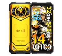 DOOGEE S200 X 5G Móviles, 32GB + 512GB, 10100mAh/33W, 5G Robusto, 100MP + 20MP (Visión Nocturna) + 20MP, 6.72 Pulgada AMOLED FHD+ Smartphones Libres NFC/Face ID (Naranja)