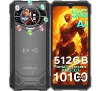 DOOGEE S200 X Movil Irrompible 5G, 32GB RAM+512GB ROM(2TB) DDR5, 10100mAh/33W, 6.72”FHD+120Hz Movil Todoterreno Android 14, 100MP+20MP Visión Nocturn Teléfono Movil Indestructible WIFI6/FACEID/NFC