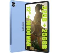 DOOGEE T20 Ultra Tablet PC, 32 GB Ram + 256 GB ROM (TF 2TB) Helio G99 Octa-Core, akku 10800mah, 12" 2.4K Pollici Tablette, TUV Certificado, 16MP + 8MP, GPS Gescihts ID Japan Audio Azul