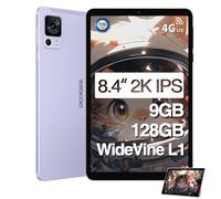 DOOGEE T20Mini - Tablet Android de 8,4 pulgadas, 2,3 K FHD, 9 GB (4+5) RAM, 128 GB ROM 1TB TF, 1,6 GHz 8 núcleos, batería de 5060 mAh, cámara de 13 MP + 5 MP, Android 13, TÜV y 2,4/5 GHz y GPS, color