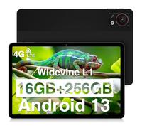 DOOGEE T30S 2025 Nuevo Android 15 Tablet 11 Pulgadas 16GB+256GB/1TB TF Octa-Core, 2.4K Display, 8580mAh, 4G-LTE Android Tablet, Bluetooth 5.0+2.4G/5G WiFi Tableta, 13MP+8MP, GPS, Tipo C, Negra