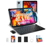 DOOGEE T30S Android 15 Tablet con Teclado y Lápiz, 16GB+256GB/1TB TF Octa-Core Android Tablet 11 Pulgadas, 2.4K Display, 8580mAh, 4G-LTE +2.4G/5G WiFi Tableta, BT 5.0, 13MP+8MP, GPS, Tipo C 2025