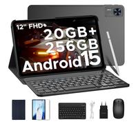 DOOGEE T36 Tablet Android 15, Tablet 12 Pulgadas 2.4K 90Hz, Tablet Octa-Core, 20GB+256GB/2TB Tablet con Teclado, 8800mAh/ Widevine L1, 4G LTE/ 13MP+8MP/ BT5.0, Tablet con Ratón, Funda, Lapiz