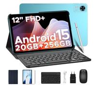 DOOGEE T36 Tablet Android 15 de 12 Pulgadas 2.4K 90Hz, Octa-Core, 20GB+256GB/2TB con Teclado, 8800mAh/ Widevine L1, 4G LTE/ 13MP+8MP/ BT5.0, con Ratón, Funda, Lapiz