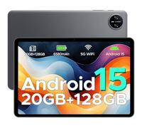DOOGEE Tab A9 Pro Android 15 Tablet 10 Pulgadas, 20GB RAM+128GB ROM/2TB TF MAX, HD IPS Pantalla, 6580mAh Batería, Tablet WiFi5 2.4/5GHz/8MP+5MP/Facial ID/GMS/BT5.0/3.5mm Jack