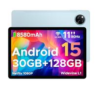 DOOGEE Tab A9 Pro+ Tablet Android 15, Tablet 11 Pulgadas 30GB+ 128GB/2TB, Batería 8580mAh, Tablets Gaming Octa-Core, 5G WiFi/13MP+5MP/Widevine L1/Netflix 1080P/Doble Altavoz/Face ID/OTG Tablets Niños