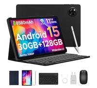 DOOGEE TabA9Pro+ Android 15 Tablet con Teclado y Lápiz, 30GB+128GB/2TB Tablet 11 Pulgadas Octa-Core con Funda & Raton, 8580mAh/5G WiFi/Widevine L1/Netflix 1080P/Doble Altavoz/Face ID/OTG Tablets Niños