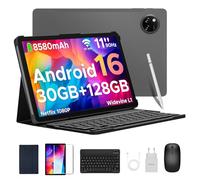 DOOGEE Tab A9 Pro+ Android 16 Tablet con Teclado y Lápiz, 30GB+128GB/2TB Tablet 11 Pulgadas Octa-Core, Gemini AI/8580mAh/5G WiFi/Widevine L1/ Doble Altavoz/Face ID/OTG Tablets Niños con Funda & Raton