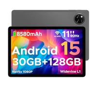 DOOGEE Tab A9 Pro+ Tablet Android 15, Tablet 11 Pulgadas 30GB+ 128GB/2TB, Batería 8580mAh, Tablets Gaming Octa-Core, 5G WiFi/13MP+5MP/Widevine L1/Netflix 1080P/Doble Altavoz/Face ID/OTG Tablets Niños