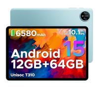 DOOGEE Tab A9 Tablet 10 Pulgadas, Tablet Andriod 15, 6580mAh, 12GB RAM+ 64GB ROM, Cámara Principal 8MP, Tableta para Niños Altavoces Duales, Tablets Infantil Bluetooth 5.0, OTG, Jack 3.5mm, Face ID
