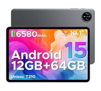 DOOGEE Tab A9 Tablet 10 Pulgadas, Tablet Andriod 15, 6580mAh, 12GB RAM+ 64GB ROM, Cámara Principal 8MP, Tableta para Niños Altavoces Duales, Tablets Infantil Bluetooth 5.0, OTG, Jack 3.5mm, Face ID