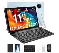 DOOGEE Tab A9+ Tablet con Teclado y Lapiz 8580mAh, Tablet 11 Pulgadas 20GB RAM+ 64GB ROM (TF 2TB), Tableta Niños Altavoces Duales, Tableta Infantil 13MP/FM/Face ID/WidevineL1/GPS/Bluetooth 5.0/3.5mm