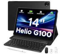 DOOGEE Tab E3 MAX VIP Android 15 Tablet 14 Pulgadas, 13500mAh, 4G Dual SIM Tablet con Teclado y Lapiz, 32GB+256GB/TF 2TB, MTK G100, Gemini AI, 13MP+5MP/GPS/BT5/OTG/FACE ID/Altavoces Cuádruples