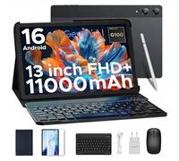 DOOGEE Tab E3 Pro Android 16 Tablet 13 Pulgadas con Teclado, 11000mAh 32GB+256GB/2TB Tableta con Lápiz y Ratón, 4G LTE+5G WiFi, Helio G100 Gemini AI Octa Core, Widevine L1/13MP+8MP/GMS Tablets Niños