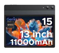 DOOGEE Tab E3 Pro Tablet 13 Pulgadas, 32GB+256GB/2TB Tablet 4G Dual SIM, 11000mAh Helio G100 Gaming Tablets Android 15 Octa Core, Gemini AI/5G WiFi/13MP+8MP/GPS/OTG/Face ID/4 Altavoces Tableta Grande