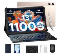 DOOGEE Tab E3 Pro Tablet 13 Pulgadas, 32GB RAM+ 256GB ROM/2TB Tablet Android 15 con Teclado y Lápiz, Gaming Tablets Octa Core 11000mAh Helio G100, 4G Dual SIM+WiFi 5G/13MP+8MP/GPS/Face ID/4 Altavoces