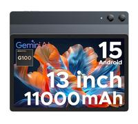 DOOGEE Tab E3 Pro Tablet Android 15, 32GB+256GB/2TB, Tablet 13 Pulgadas Octa Core 11000mAh Helio G100 Gaming Tablets, Gemini AI/4G Dual SIM+WiFi 5G/13MP+8MP/GPS/OTG/Face ID/4 Altavoces Tableta Grande