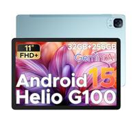 DOOGEE Tab E3 Tablet 11 Pulgadas, 32GB+ 256GB/TF 2TB Tablet Android 15, Octa-Core Helio G100, Tablets 4G Dual SIM+ WiFi 5G, 8800mAh, Gemini AI, 13MP+5MP/GPS/BT5/OTG/FACE ID/Doble Altavoces/Jack 3.5mm