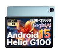 DOOGEE Tab E3 Tablet 11 Pulgadas, 32GB+ 256GB/TF 2TB Tablet Android 15, Octa-Core Helio G100, Tablets 4G Dual SIM+ WiFi 5G, 8800mAh, Gemini AI, 13MP+5MP/GPS/BT5/OTG/FACE ID/Doble Altavoces/Jack 3.5mm