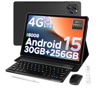 DOOGEE Tab G6 2025 Android 15 Tablet 11 Pulgadas, Tablet con Tarjeta Sim 30GB RAM+256GB ROM(TF 2TB), 8000mAh Tablets con Teclado y Lapiz, Cámara 13MP|Widevine L1|Netflix|Dual 4G|WiFi 5|GPS|Face ID