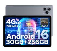 DOOGEE Tab G6 2025 Android 16 Tablet 11 Pulgadas, Tablet con Tarjeta Sim 30GB RAM+256GB ROM(TF 2TB), 8000mAh|Cámara 13MP|Octa-Core T7250|Widevine L1|Netflix|Dual 4G|WiFi 5|Bluetooth 5.0|GPS