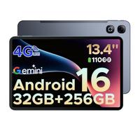 DOOGEE Tab G6 MAX Tableta 13 Pulgadas, Tablet Android 16, 11000 mAh, 32 GB RAM + 256 GB ROM/2 TB, Pantalla IPS de 90 Hz, Tablet Gaming con Procesador Octa-Core, 5G WiFi, Widevine L1, Face ID, OTG