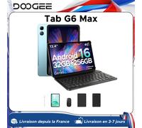 DOOGEE Tab G6 Max tableta Android 16 32GB + 256GGB pantalla de 13,4 ''90Hz batería de 11000mAh 7,7mm ultrafino UNISOC T7280 Widevine L1 6GB 256GB Grey