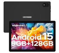 DOOGEE U10 2025 Última tableta Android 15 de 10 pulgadas, 16 GB de RAM + 128 GB de ROM (2 TB TF), tabletas para niños, PC, 5060 mAh, tablet Android, Widevine L1, cámara dual de 8 MP+5 MP, WiFi 6, tipo