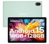DOOGEE U10 Tablet Andriod 15, Tablet 10 Pulgadas, 16GB RAM+128GB ROM/2TB Andriod Tablets PC, WiFi 6 Tableta para niños, 5060mAh, Tableta Niños Face ID, OTG, Bluetooth 5.0, 8MP+5MP, Verde
