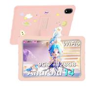 DOOGEE U10KID Tablet para Niños, Tableta 10.1 Pulgadas, 9GB +128GB（Up to 1TB）, Tablet Android 14, Tablet Táctil HD, 5060mAh, APPS para tabletas Infantiles, Widevine L1, TUV, Control Parental, Pink