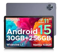 DOOGEE U11 Pro Android 15 Tablet 11 Pulgadas, 30GB+256GB/2TB Tableta para Niños Octa-Core, 8580mAh Batería, HD IPS 90Hz/ Widevine L1/ Netflix 1080P/Dobles Altavoces/WiFi 5/13MP+5MP/ Face ID/3.5mm Jack