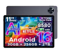 DOOGEE U11 Pro Tablet Android 16, 30GB+256GB/2TB TF, Gemini AI Tablet 11 Pulgadas Octa-Core, Tablets para Niños HD IPS 90Hz, 8580mAh Batería, 5G WiFi/Widevine L1/13MP+5MP/Face ID/GMS Tablets Infantil