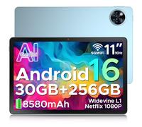 DOOGEE U11 Pro Tablet Android 16, Tablet 11 Pulgadas 30GB+ 256GB/2TB TF, Gemini AI Tablets Baratas Octa-Core, HD IPS 90Hz, 8580mAh/ 5G WiFi/Widevine L1/ 13MP+5MP/ Face ID/GMS Tablets Baratas y Buenas