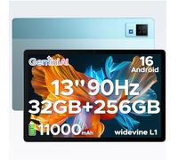 DOOGEE U13 Andriod 16 Tablet 13 Pulgadas, Tablet Gaming 11000mAh Batería, 32GB RAM+256GB ROM/2TB, Gemini AI 7.5mm Cuerpo Metálico, 13MP Cámara/4 Altavoces/Widevine L1/Face ID/FM/BT5.0/WiFi 5/3.5mm