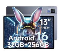 DOOGEE U13 Tablet Android 16 13 Pulgadas,32GB+256GB/2TB,Gaming Tablet Octa-Core para niños 11000mAh,Cuatro Altavoces,13MP+5MP,Gemini AI 7.5mm Cuerpo Metálico,Widevine L1/OTG/3.5mm Jack/Face ID/WiFi 5