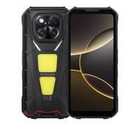 DOOGEE V MAX LR 5G, Pantalla 6,78″ FHD+ 120 Hz IPS, 36 GB RAM + 512 GB (expandible hasta 2 TB), Batería Gigante 20 500 mAh con Carga Rápida 45 W, Medición Láser 40 m, Cámara AI 200 MP, Negro Blindado