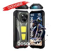 Teléfono DOOGEE V Max Play con proyector, batería de 20500mAh, doble lámpara de camping, 36 GB de RAM (16 + 20), 512 16GB 512GB Tarnish