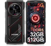 DOOGEE V40 Movil Irrompible 5G Android 14, 32GB+512GB MTK7300 4nm Octa Core, 6.78" FHD+ IPS 120Hz Movil Resistente, Cámara AI 108MP, 8680mAh, IP68/ NFC/Face ID/Huella/5G Dual SIM Rugged Smartphone