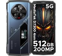 DOOGEE V40 Pro 5G - Teléfono resistente de 6.78 pulgadas, 16 GB de RAM, 512 GB ROM, Android 14, 200 MP, 20 MP, 8680 mAh, teléfono celular NFC