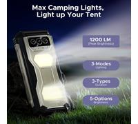 Doogee VMAX S 24GB RAM 256GB 5G Linterna 1200LM Batería 22000mAh Cámara 108MP