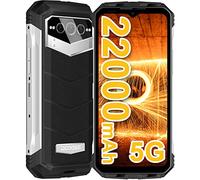 DOOGEE VMAX [2024] Movil Resistente Agua y Golpes 5G, 22000mAh Batería, Dimensity 1080, 20GB+256GB, 6.6" FHD+ 120Hz, Cámara Triple 108MP, Smartphone Irrompible Android IP68IP69K/NFC/Huella Dactilar
